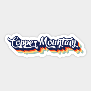 Copper Mountain Colorado Skiing Ski Sticker